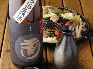 ラム肉に合わせた京都の日本酒『玉川』　