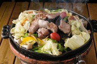 季節の野菜とラム肉が楽しめる『彩り野菜のジンギスカン』