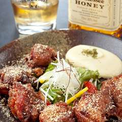 外はカリカリ、中はジューシーな『若鶏のひまわり揚げ』