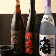 日本酒や焼酎など各種ドリンクは、厳選したものをラインナップ。中には希少なお酒もあり、有名な銘柄の、やや高めなお酒も低価格でいただける点も魅力のひとつです。