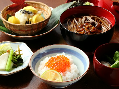 日本料理だけに、国産食材にこだわります