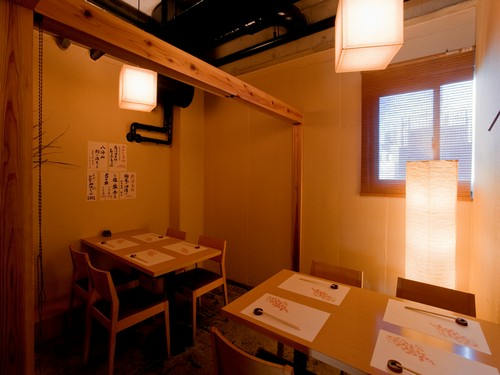 ほどよい空間が心地よい完全個室