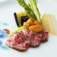 【個室確約】2時間半飲み放題付き和牛・ウニ・トリュフのフルコース
