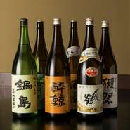 当店厳選の日本酒をご用意しております。