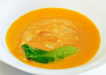 フカヒレと蟹味噌の煮込み