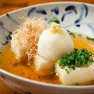 京豆富の揚げ出し