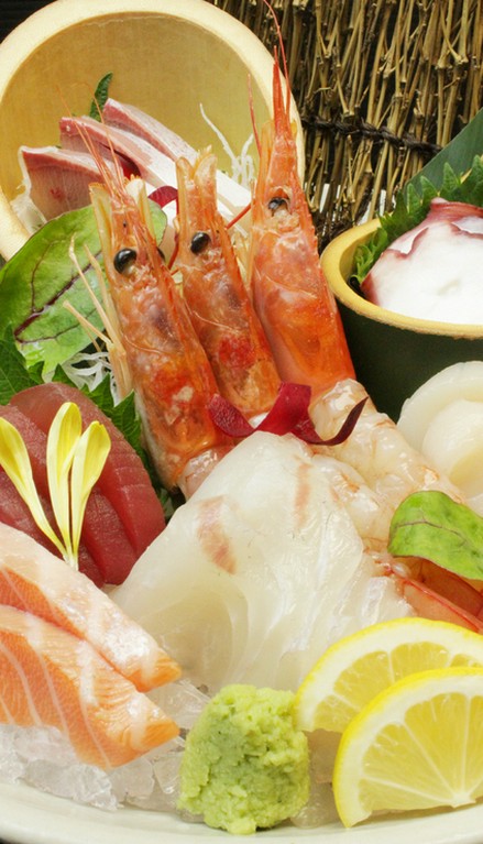 目利きが仕入れた厳選素材でつくる『本日のお刺身盛り合わせ』