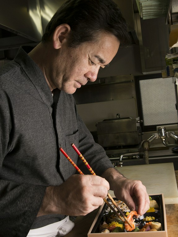 オーナーの橋本氏。新メニューの開拓に余念がありません