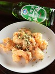 チリソース煮／塩炒め／ぎんなんの炒め／天ぷら／香味揚げ