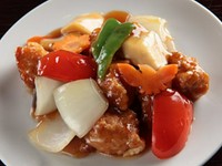 オーソドックスな酢豚はビールに良く合います。