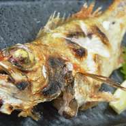 素材本来の旨さを堪能！のどくろをはじめ日本海で採れた鮮魚をご用意。仕入れもとことんまでこだわります！