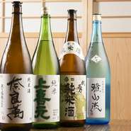 長崎、九州を中心に全国から旨い酒を取り寄せています。
料理に合う銘酒は、お気軽にお尋ねください。