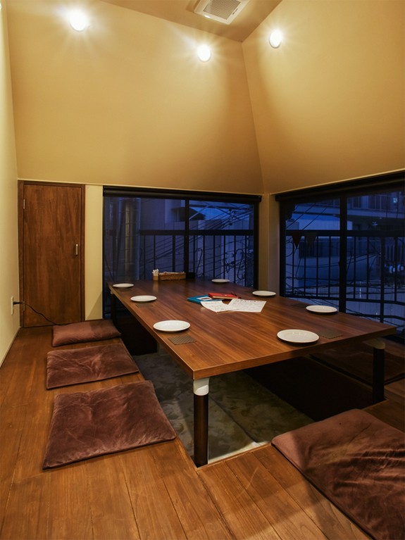 掘りごたつ個室あり。少人数のご宴会や女子会におすすめ