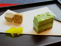 3種のお茶を使ったデザートを今年も限定ながらご提供！抹茶のレアチーズケーキ♪ジャスミンティーとほうじ茶の和三盆クッキー♪長寿を祝い人を大切にし感謝の気持ちを思い出させてくれる優しさを備えています♪