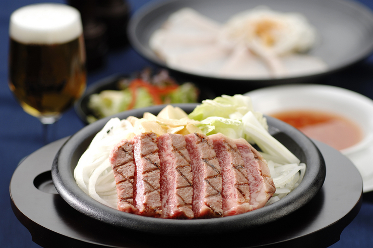 Japanese Black Beef Sirloin Steak Full Course (90g)