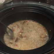 〆は食材全ての旨みがたっぷり凝縮されたお粥。調味料を使わなくても絶品のお味です！
油を使わず、非常にヘルシーなのに、大満足！感動の味♪