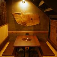 お洒落な雰囲気でお楽しみ頂けます。
