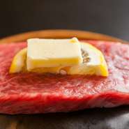 お好みの焼き加減で楽しむ、静岡産黒毛和牛の『石焼ステーキ』