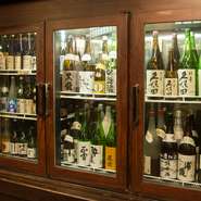 日本酒、焼酎・・・お酒も豊富に取り揃えています