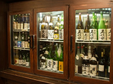 日本酒、焼酎・・・お酒も豊富に取り揃えています
