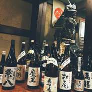 四季折々のお勧め日本酒、焼酎等も沢山ございます。