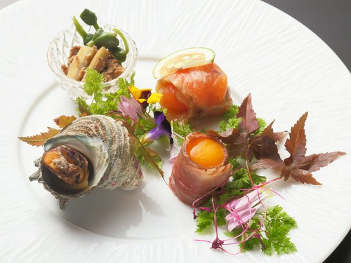 華やかな本日の前菜