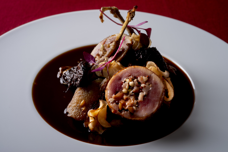 《晚餐》菜单 Les Enfants Gates