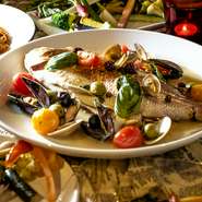 ※魚種、他魚介料理はToday's MENUをご覧ください。
価格はスタッフまでお問い合わせください。