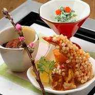 お祝いコース：前菜