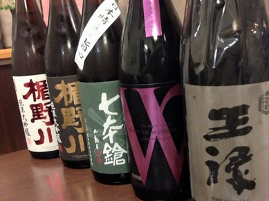 本格蕎麦と一緒に楽しめる、日本酒や焼酎を取り揃えています