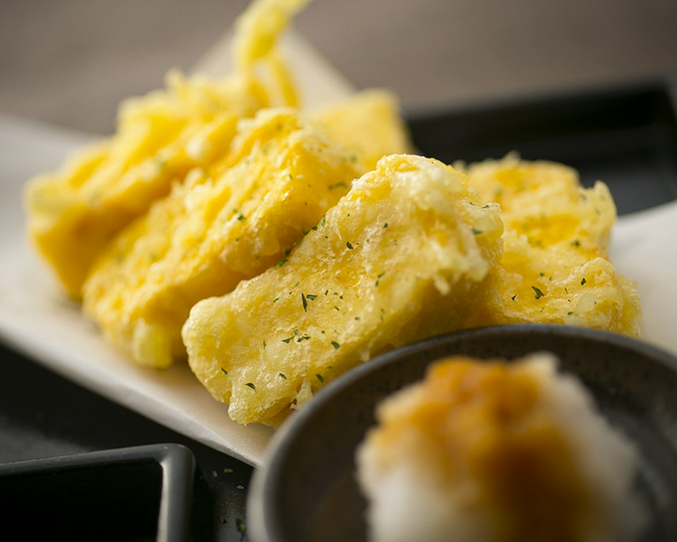 リピーター続出のオリジナルメニュー！だし巻きの天ぷら