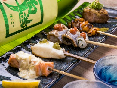 種類豊富で食べやすい！焼き鳥感覚の焼き魚「串焼き5本セット」
