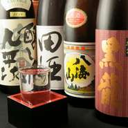 毎月その時期にしか販売されない貴重な日本酒を厳選して
ご用意しています♪