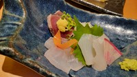 前菜、刺身、焼物などのシンプルなコース料理をご用意しました。