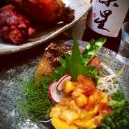 雷太の夏によく出る七ヶ浜のホヤです。
新鮮なほやは、酢の物 刺身 蒸したて 天ぷら 燻製で提供してます。