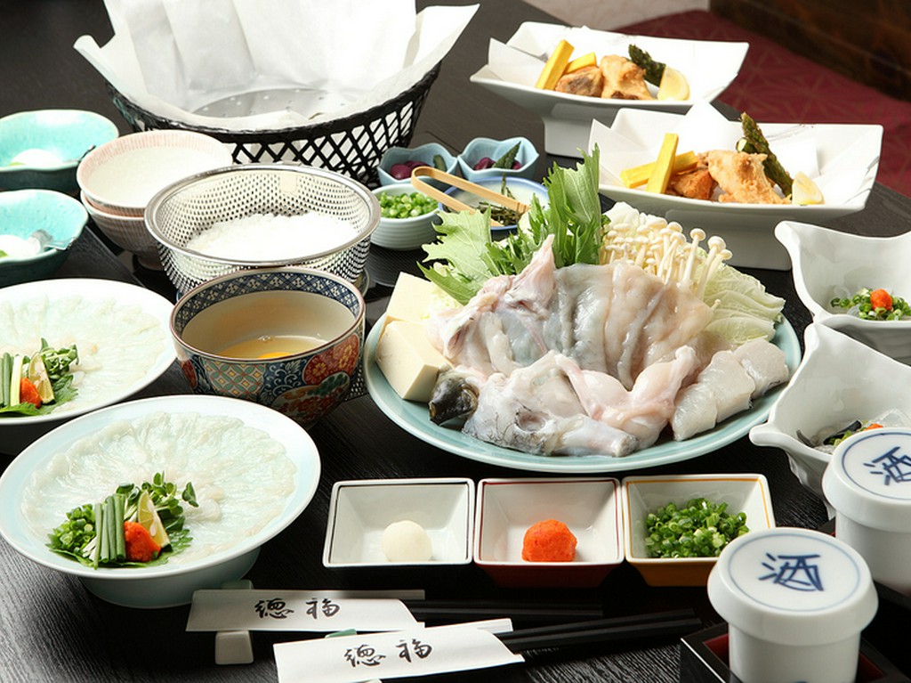 国産の新鮮なとらふぐのみを使用しています　