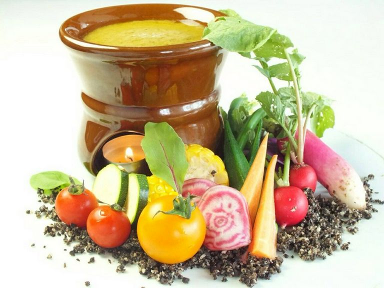 季節の野菜をふんだんに使用した料理の数々…