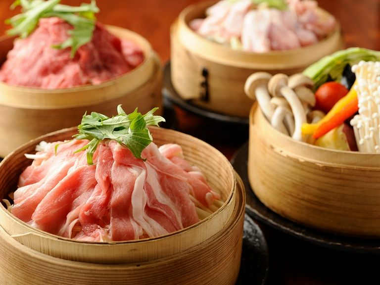 ヘルシーな蒸し料理を召し上がれ『セイロ蒸し各種』