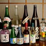 銀乃介では、徳島の特にこだわった地元の焼酎を多数ご用意しております！　ぜひ味見してください