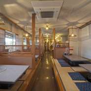 焼肉、お寿司、定食まで、シーンに合わせて様々な料理を楽しめるのが魅力的。くつろげる店内は、全席無煙ロースター完備とか。お座敷もあり、小さな子ども連れのファミリーにもおすすめです。