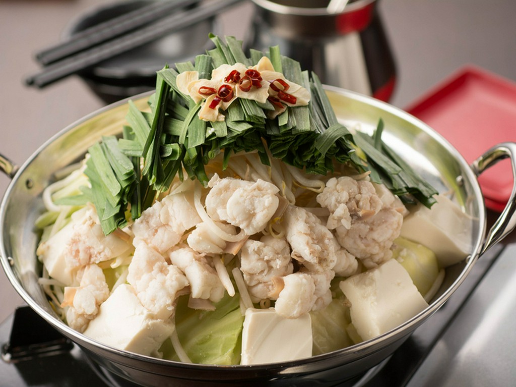 新鮮な和牛モツを使用した絶品『博多もつ鍋』（1人前）