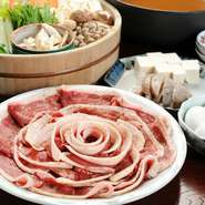猪肉専門店より仕入れた熟成生肉を堪能下さい。