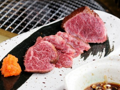 ガッツリと食べ応えのある『サガリステーキ』