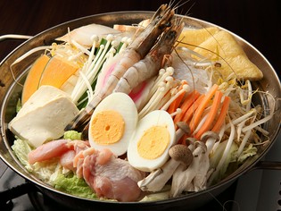 お好きな味わいで召し上がれ。スープが自慢の『金鍋ちゃんこ』