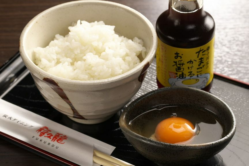仙寿卵の玉子かけご飯 是非ご賞味ください!