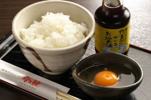 仙寿卵の玉子かけご飯 是非ご賞味ください！