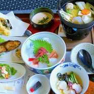 夜の和食7品・旬の味覚コース料理