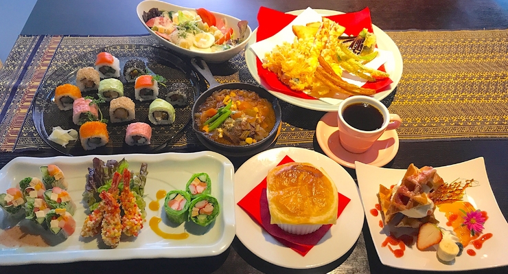 แพ็กเกจรวมทุกอย่างตอนเย็น! (รวมเครื่องดื่มซอฟต์ดริงก์ไม่อั้น 2 ชั่วโมง รวมภาษีแล้ว)