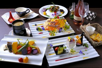 彩りもあざやかな野菜を味わう『ご褒美コース』