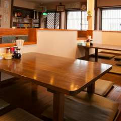 小さな子どもを連れてもくつろげるお座敷席